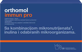 ORTHOMOL IMMUN PRO granule a30, Sadrži probiotike, prebiotike, vitamine i minerale.
