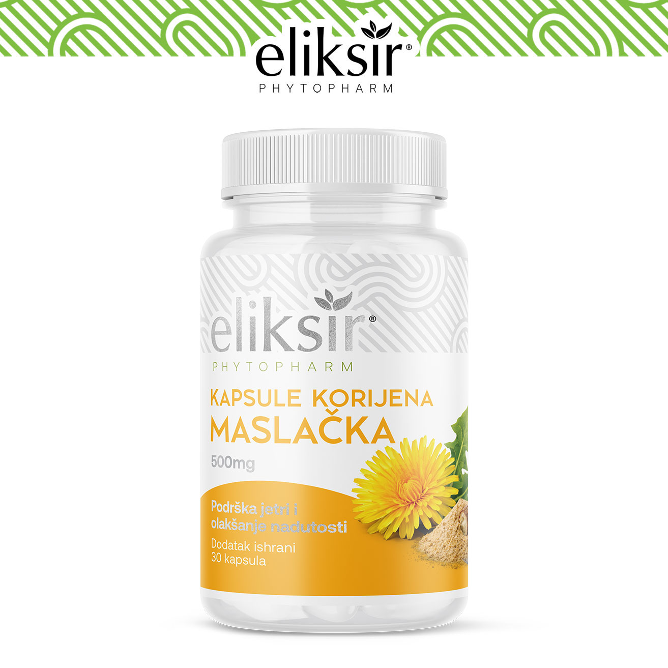 Eliksir Maslačak korijen caps